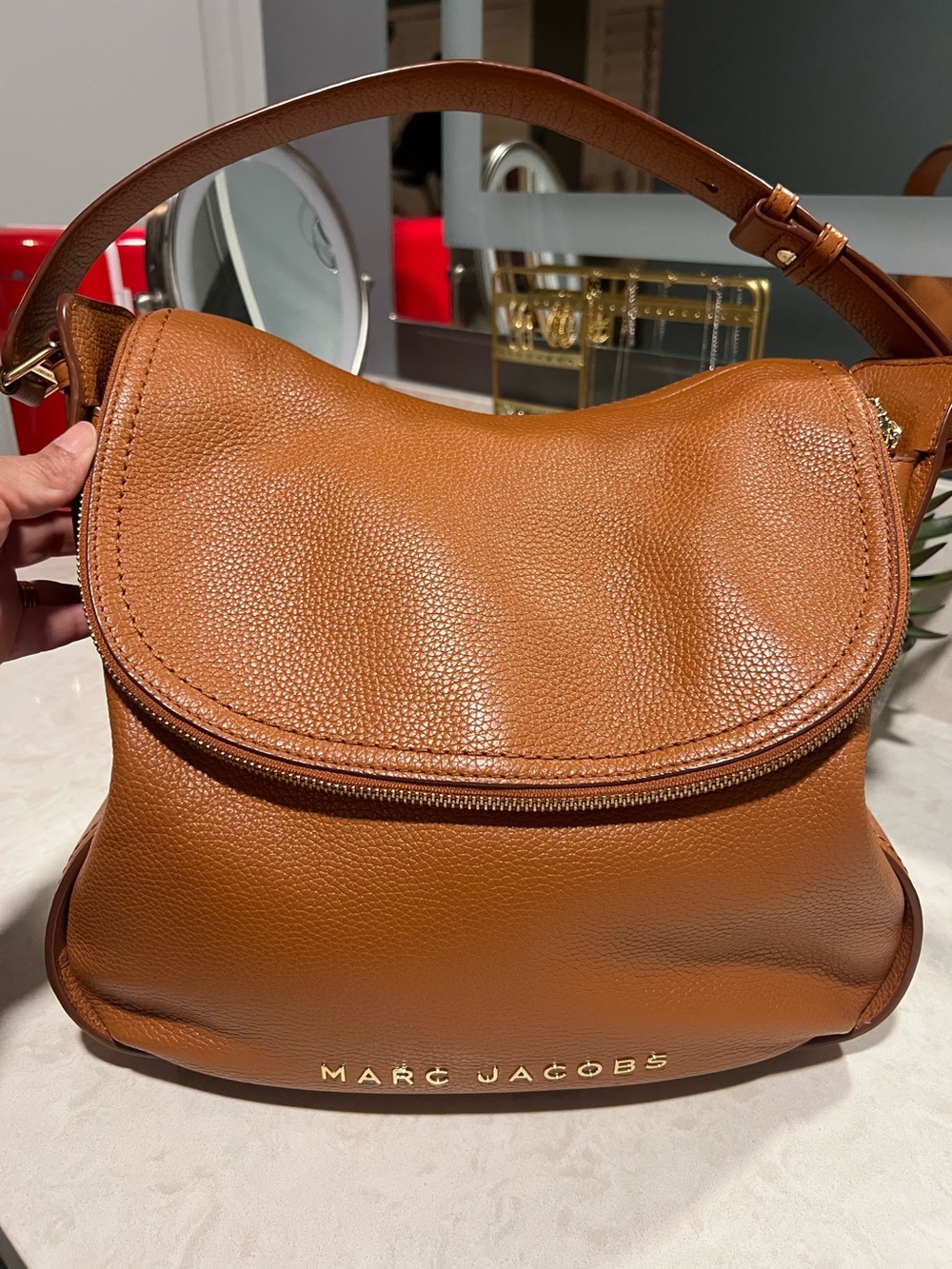 Marc Jacobs Pebbled Leather  Shoulder Bag